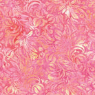 Everlasting Square Floral Pink Orange Sunset Multi - 712517810 - Island Batik - Nebraska Quilt Company - F2501810