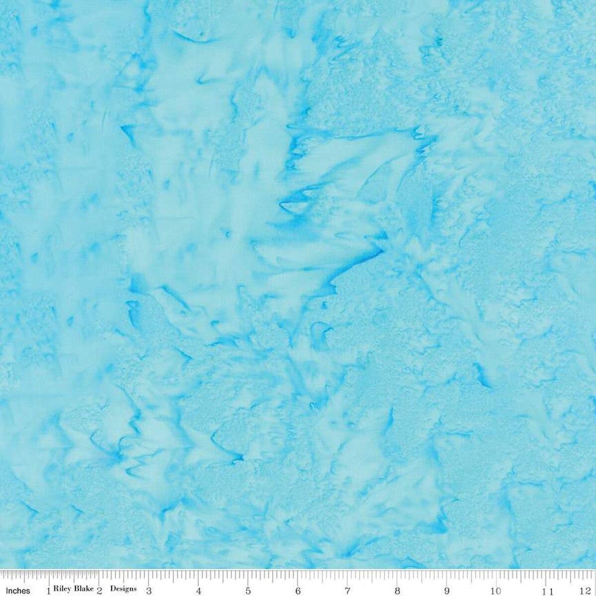 Expressions Batiks Hand - Dyes Adriatic Mist Blue - BT21000 - 271 - Riley Blake Designs - Nebraska Quilt Company - F250403