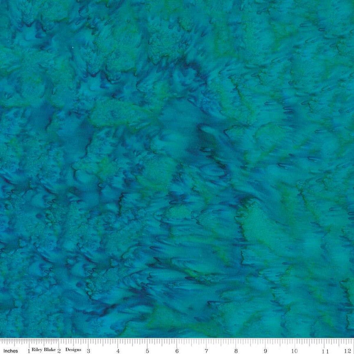 Expressions Batiks Hand - Dyes Calypso Blue - BT21000 - 275 - Riley Blake Designs - Nebraska Quilt Company - Expressions Batiks Hand - Dyes Calypso Blue - BT21000 - 275 - Riley Blake Designs