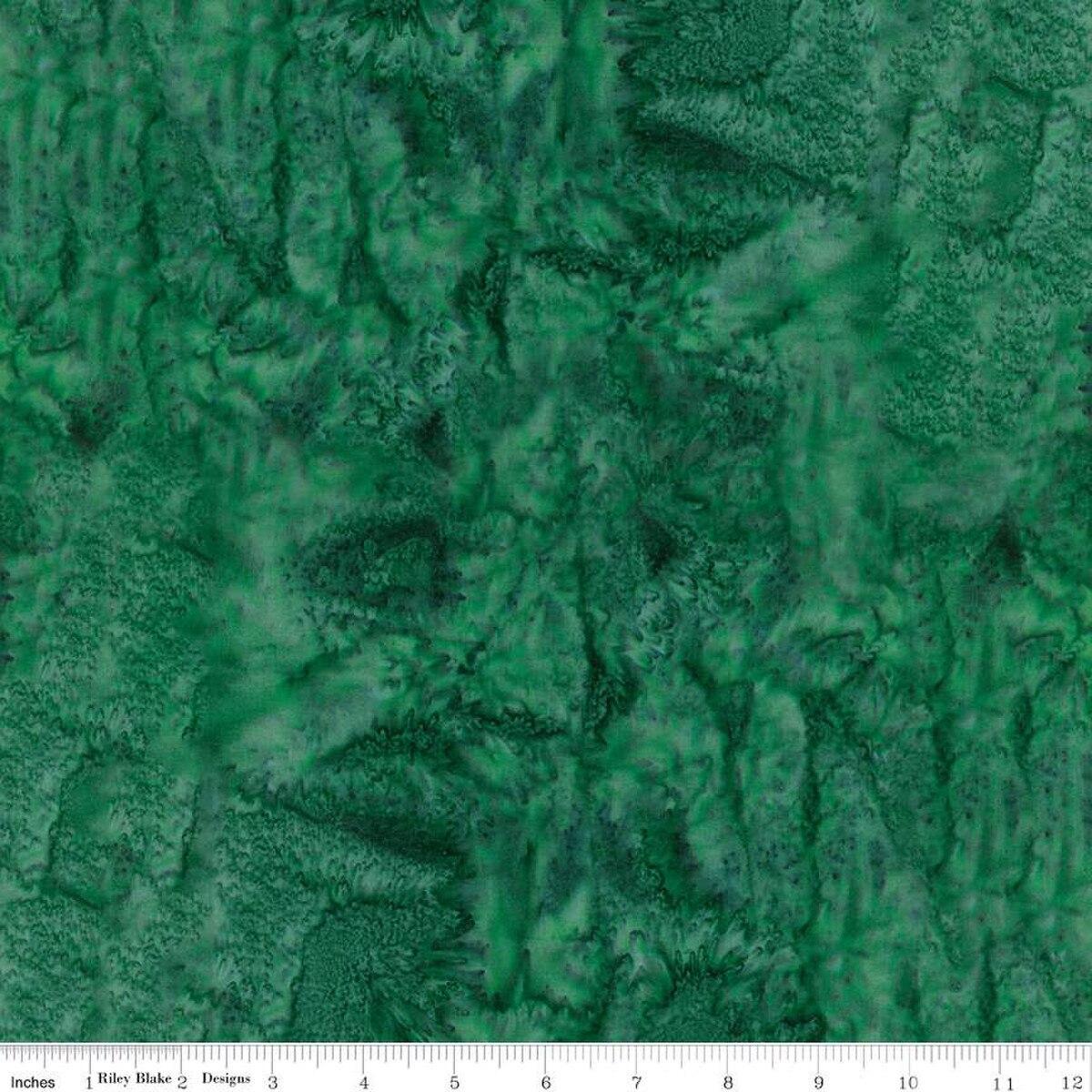 Expressions Batiks Hand - Dyes Emerald - BT21000 - 317 - Riley Blake Designs - Nebraska Quilt Company - F2401752