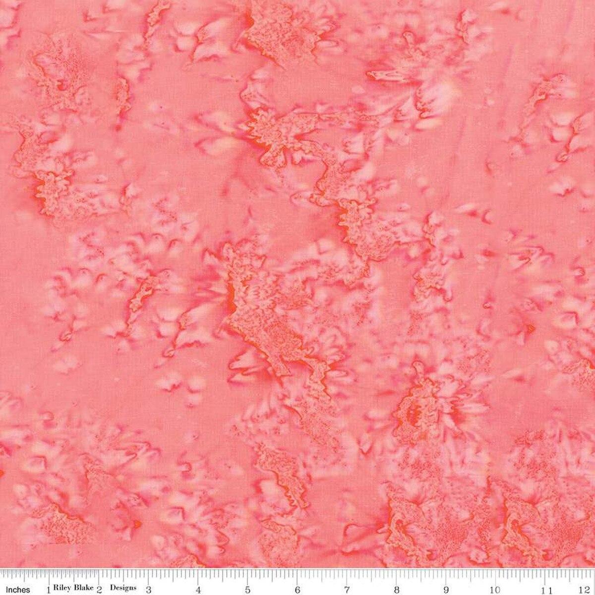 Expressions Batiks Hand - Dyes Soft Coral - BT21000 - 232 - Riley Blake Designs - Nebraska Quilt Company - F2401717