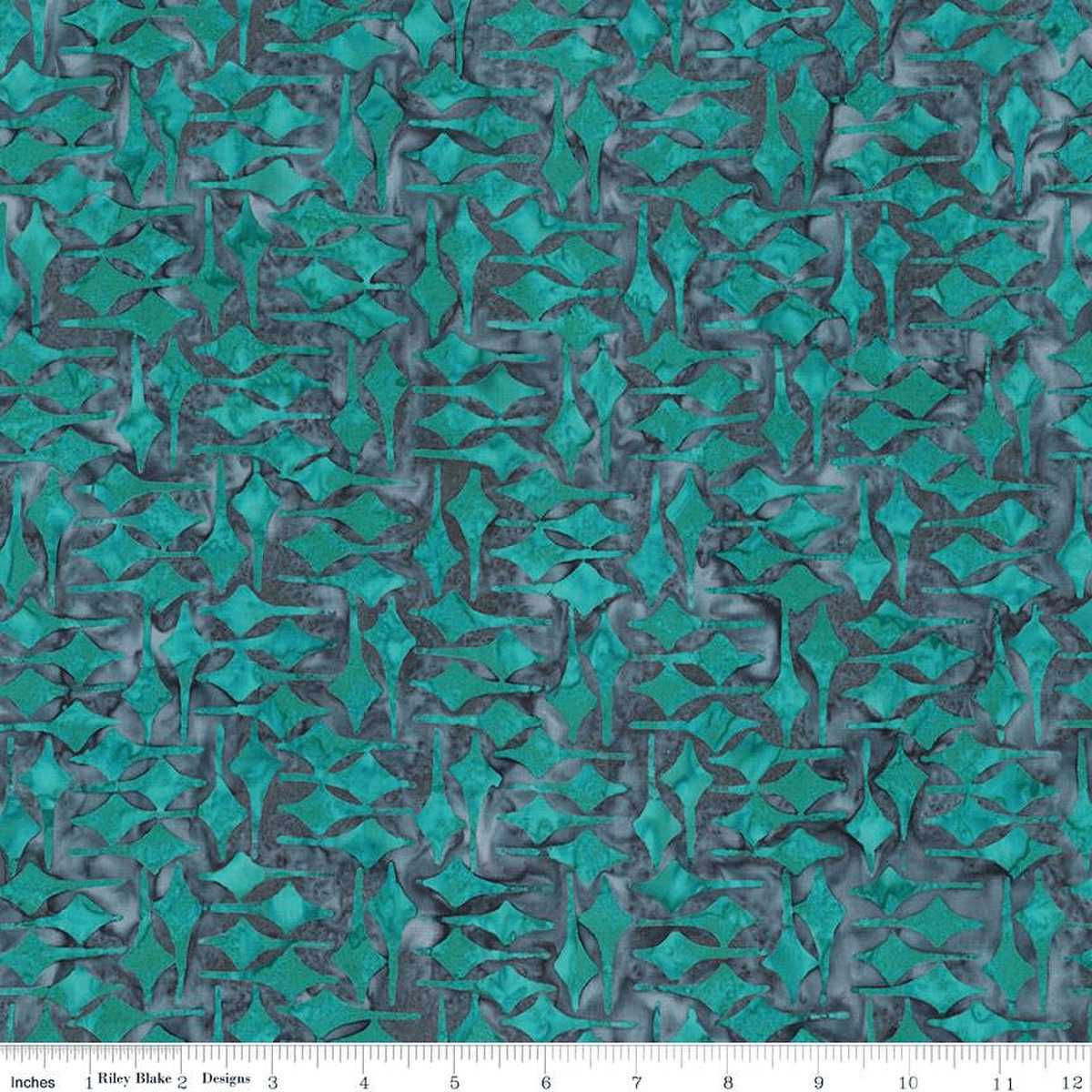Expressions Batiks Retro Revival Diamonds Teal Waterfall Blue - BT23274 - 278 - Riley Blake Designs - Nebraska Quilt Company - Expressions Batiks Retro Revival Diamonds Teal Waterfall Blue - BT23274 - 278 - Riley Blake Designs