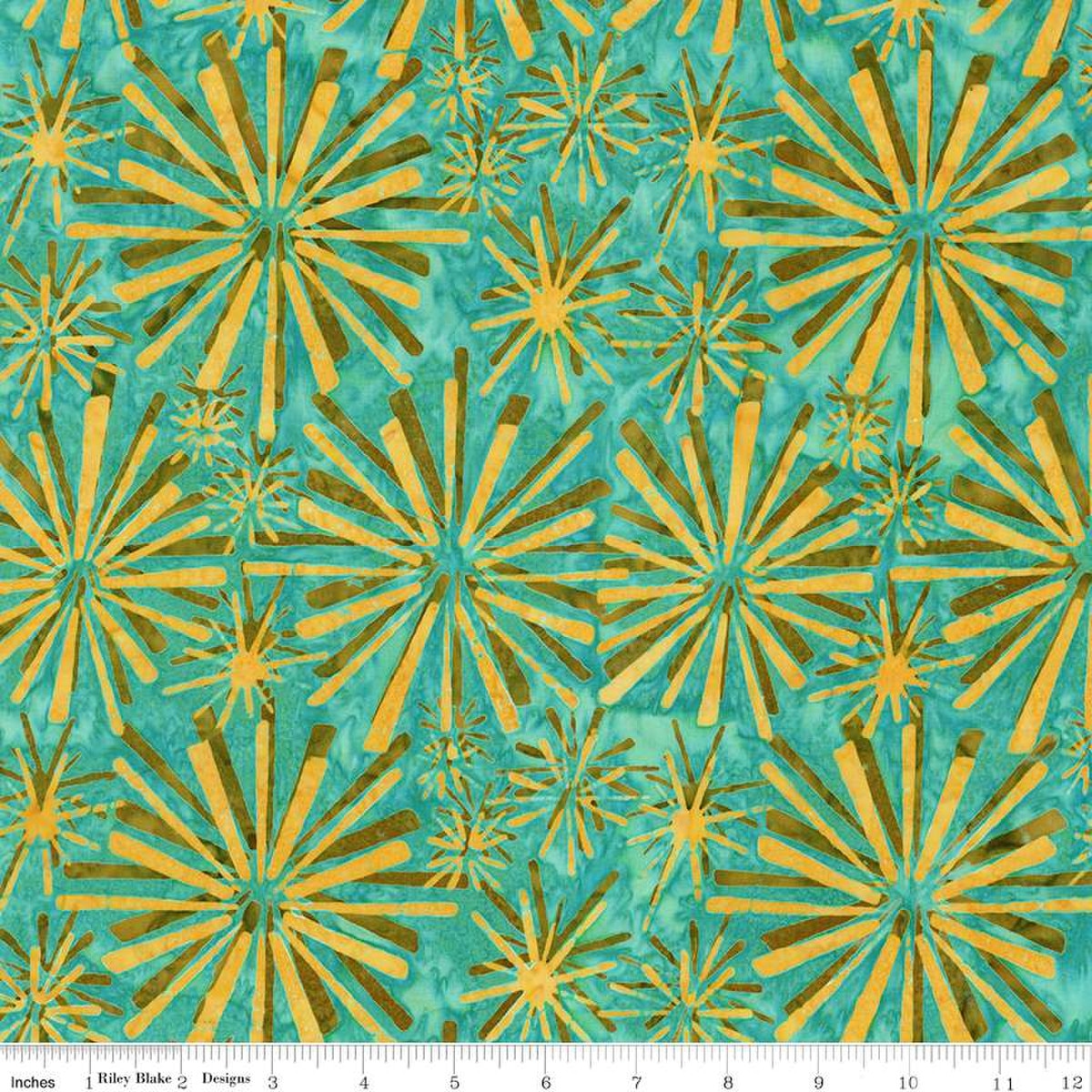 Expressions Batiks Retro Revival Fireworks Spilled Tea Blue - BT23270 - 288 - Riley Blake Designs - Nebraska Quilt Company - Expressions Batiks Retro Revival Fireworks Spilled Tea Blue - BT23270 - 288 - Riley Blake Designs