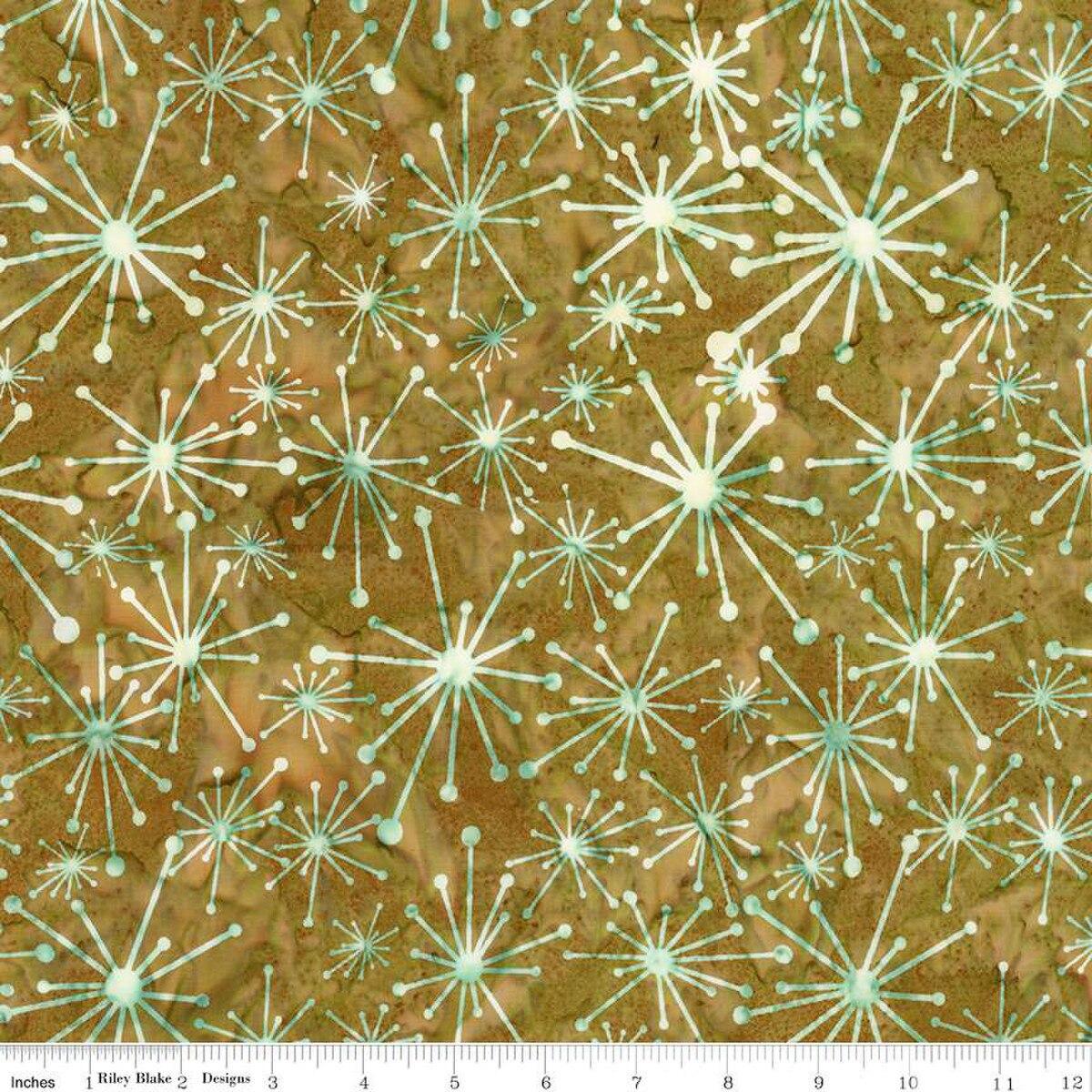 Expressions Batiks Retro Revival Jacks Artichoke Green - BT23275 - 321 - Riley Blake Designs - Nebraska Quilt Company - Expressions Batiks Retro Revival Jacks Artichoke Green - BT23275 - 321 - Riley Blake Designs