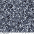 Expressions Batiks Retro Revival Jacks Metallic Charcoal Gray - BTM23275 - 157 - Riley Blake Designs - Nebraska Quilt Company - F2501615