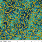 Expressions Batiks Retro Revival Ovals Lagoon Beach Blue - BT23272 - 285 - Riley Blake Designs - Nebraska Quilt Company - F2501623