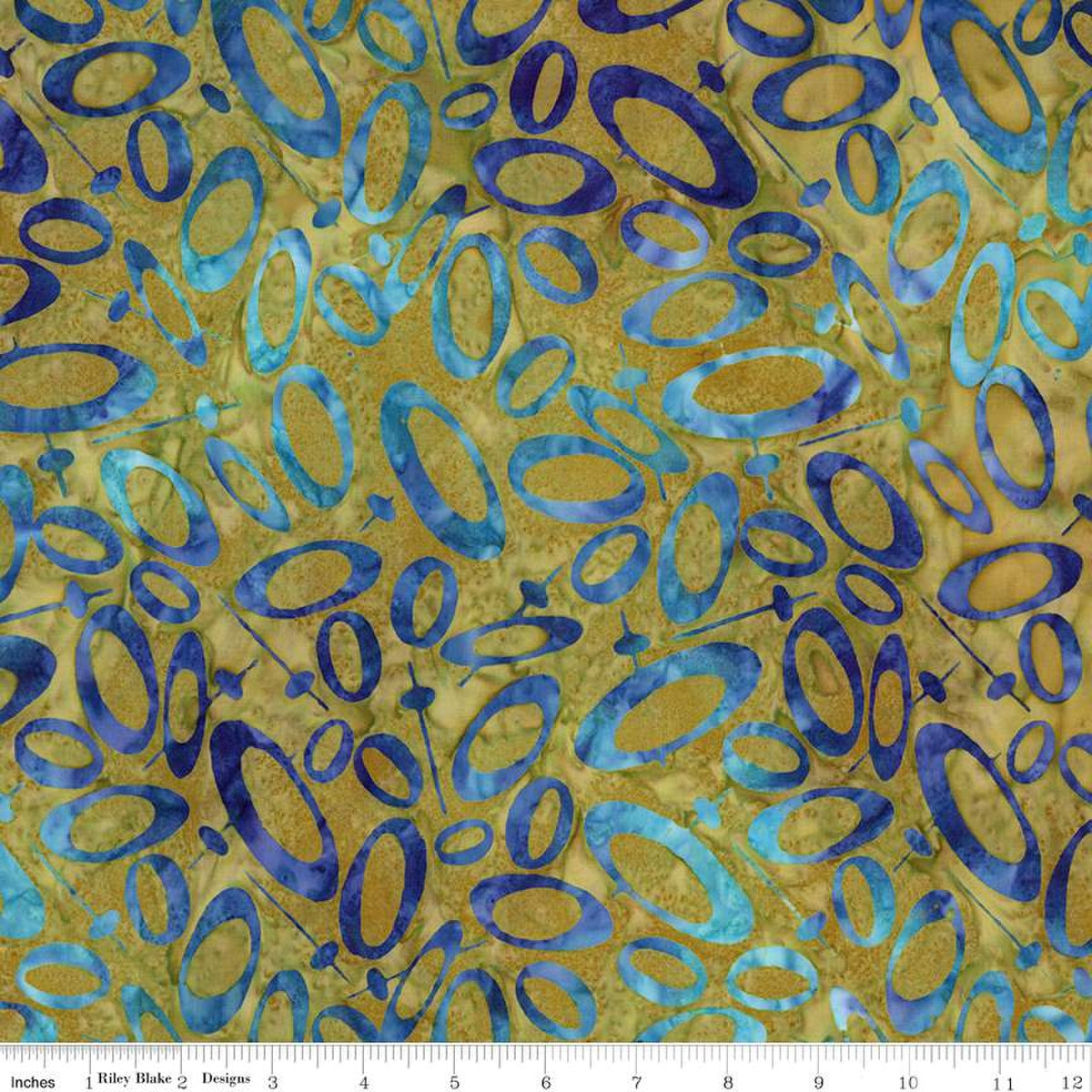 Expressions Batiks Retro Revival Ovals Peridot Fern Green - BT23272 - 325 - Riley Blake Designs - Nebraska Quilt Company - Expressions Batiks Retro Revival Ovals Peridot Fern Green - BT23272 - 325 - Riley Blake Designs