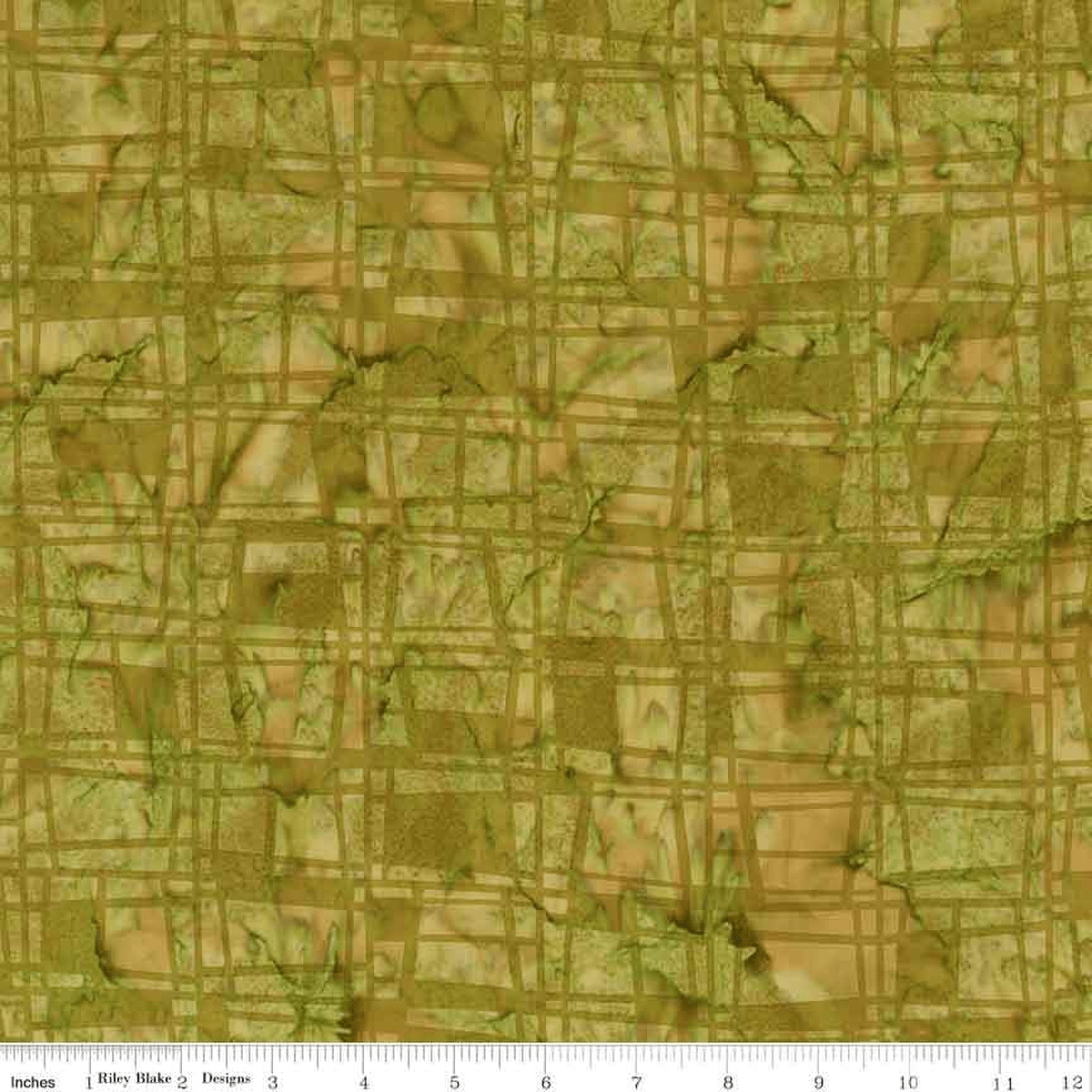 Expressions Batiks Retro Revival Rectangles Articoke Green - BT23273 - 321 - Riley Blake Designs - Nebraska Quilt Company - Expressions Batiks Retro Revival Rectangles Articoke Green - BT23273 - 321 - Riley Blake Designs