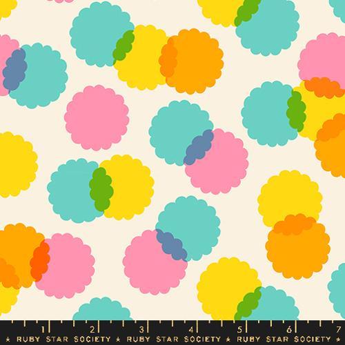 Eye Candy Puffs Novelty Natural Multi - RS5160 11 - Ruby Star Society - Nebraska Quilt Company - F2400593