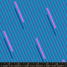 Eye Candy Stripes 80s Blender Cerulean Dark Blue - RS5155 17 - Ruby Star Society - Nebraska Quilt Company - F2400580