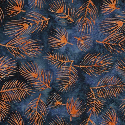 Fall Flair Pine Needles Blue Navy - 122447585 - Island Batik - Nebraska Quilt Company - F2403235
