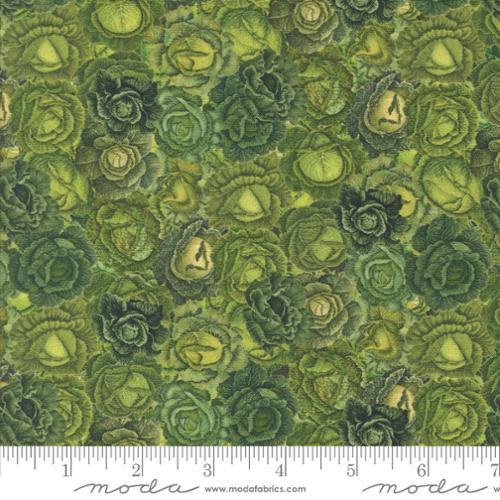 Farm And Garden Lettuce Patch Leafy Green - 7478 11 - Moda Fabrics - Nebraska Quilt Company - F2401431
