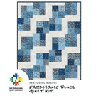 Farmhouse Blues Quilt Kit Featuring Kasuri - Nebraska Quilt Company - K261792