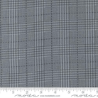 Farmhouse Flannels III Box Check Checks and Plaids Grey Pewter - 49277 24F - Moda Fabrics - Nebraska Quilt Company - F09082