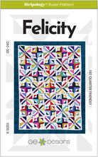 Felicity - 1/2 Yard or Fat Quarter Pattern - Nebraska Quilt Company - Felicity - 1/2 Yard or Fat Quarter Pattern