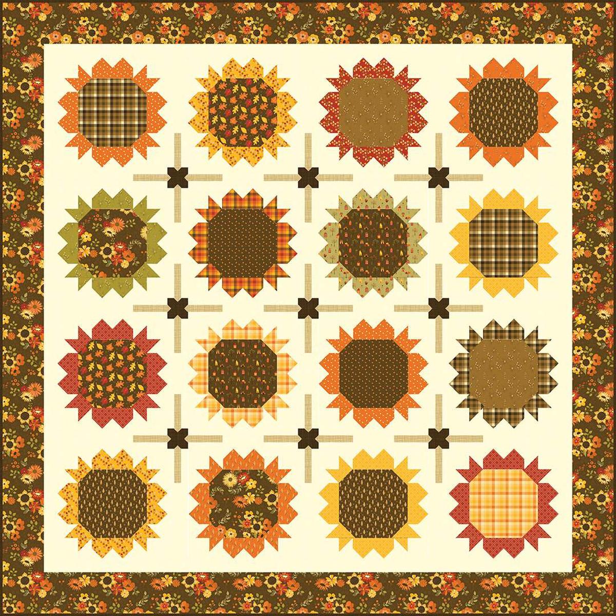 Fields of France Quilt Pattern - Nebraska Quilt Company - PUB07727