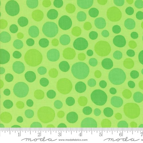 Fiesta Festive Dots Limeade - 22476 20 - Moda Fabrics - Nebraska Quilt Company - F09655