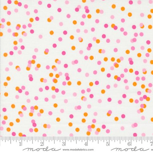 Fiesta Pinata Dots Dots Confetti Sugar Sunrise - 22472 31 - Moda Fabrics - Nebraska Quilt Company - F09640