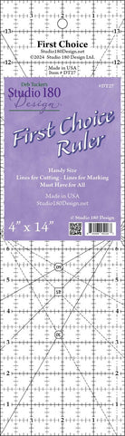 First Choice Ruler 4" x 14" - Nebraska Quilt Company - First Choice Ruler 4" x 14"