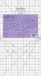 First Choice Ruler 7" x 13" - Nebraska Quilt Company - First Choice Ruler 7" x 13"