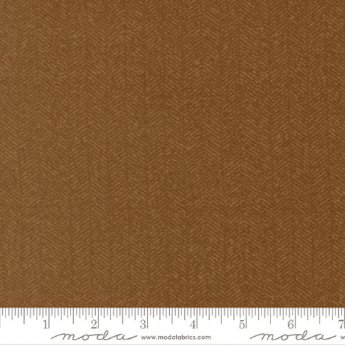 Flannel Gather Herringbone Basic Mustard - 49342 18F - Moda Fabrics - Nebraska Quilt Company - F262021