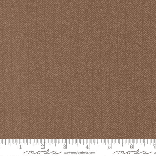 Flannel Gather Herringbone Basic Taupe - 49342 17F - Moda Fabrics - Nebraska Quilt Company - F262020