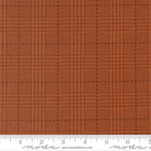 Flannel Gather Plaid Basics Pumpkin - 49341 19F - Moda Fabrics - Nebraska Quilt Company - F262015