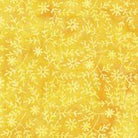 Flora Nova Sprig with Small Daisy Yellow Lemonade - 112433220 - Island Batik - Nebraska Quilt Company - F2400689
