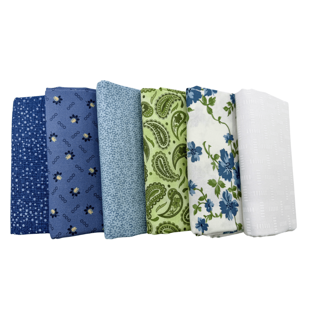 Floral Beauty Half Yard Half Yard Bundle Multi 6 Pieces - Nebraska Quilt Company - PC260759