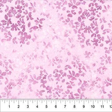 Floral Tapestry Leaf Pink Blush - 83801 - 20 - Banyan Batiks Studio - Nebraska Quilt Company - F261123