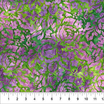 Floral Tapestry Roses Olive Green - 83802 - 76 - Banyan Batiks Studio - Nebraska Quilt Company - F261128