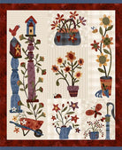 Flossie's Flowers 36" x 44" Panel Cream Multi - Nebraska Quilt Company - PAN2401039