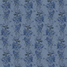 Flossie's Flowers Floral Stripes Blue - 3370 - 77 - Henry Glass & Co. - Nebraska Quilt Company - F2401023