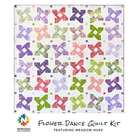Flower Dance Quilt Kit Featuring Meadow Hues - Nebraska Quilt Company - K2501600