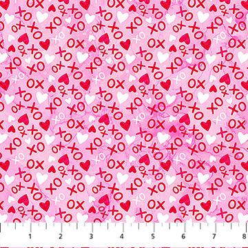 Forever Love X&O Light Pink - DP28671 - 21 - Northcott Fabrics - Nebraska Quilt Company - F251531