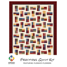 Fractions Quilt Kit Featuring Flossie's Flowers - Nebraska Quilt Company - K2501533