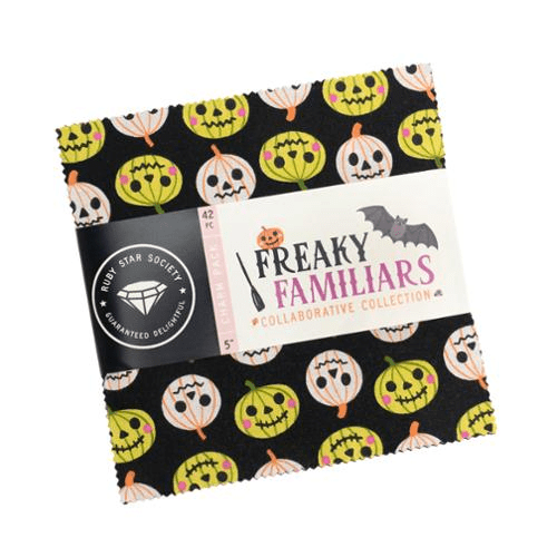 Freaky Familiars 5" Squares Multi 42 Pieces - Nebraska Quilt Company - PC261414