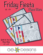 Friday Fiesta Place Mats Pattern - Nebraska Quilt Company - PUB2501630
