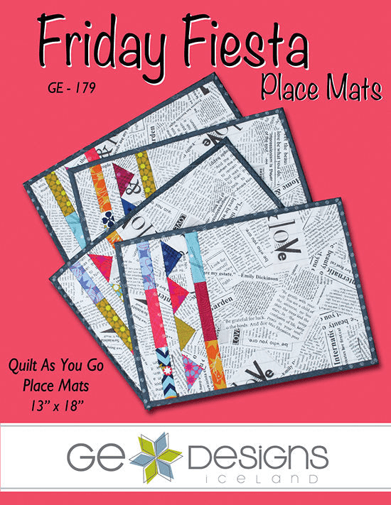 Friday Fiesta Place Mats Pattern - Nebraska Quilt Company - PUB2501630