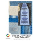 Frosted Window Panes Table Runner Kit Featuring Various Batiks - Nebraska Quilt Company - K2402568