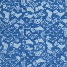 Frosted Wishes Christmas Stockings Blue Azure - 122516540 - Island Batik - Nebraska Quilt Company - F261032