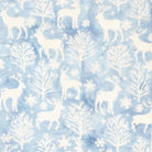 Frosted Wishes Deer and Trees Blue Heavenly - 122503500 - Island Batik - Nebraska Quilt Company - F261018