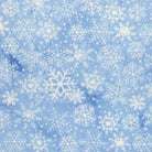 Frosted Wishes Snowflakes Blue Chambray - 122502515 - Island Batik - Nebraska Quilt Company - F261016