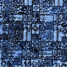 Frosted Wishes Wrapped Presents Blue Cornflower - 122512570 - Island Batik - Nebraska Quilt Company - F261029