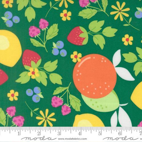 Fruit Salad Fruits Emerald Green - 29240 21 - Moda Fabrics - Nebraska Quilt Company - F260908
