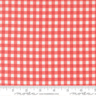 Fruit Salad Gingham Checks and Plaids Flamingo Red - 29245 12 - Moda Fabrics - Nebraska Quilt Company - F260922