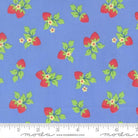 Fruit Salad Strawberries Sky Blue - 29243 23 - Moda Fabrics - Nebraska Quilt Company - F260918