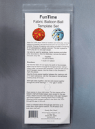 Fun Time 10in - Fabric Covered Balloon Ball Template Setin - Nebraska Quilt Company - N2502397