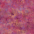 Fusion Circle in Circle Multi Purple Magenta - 122437895 - Island Batik - Nebraska Quilt Company - F250173