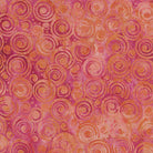 Fusion Circle in Circle Multi Red Orange - 122437809 - Island Batik - Nebraska Quilt Company - F250172
